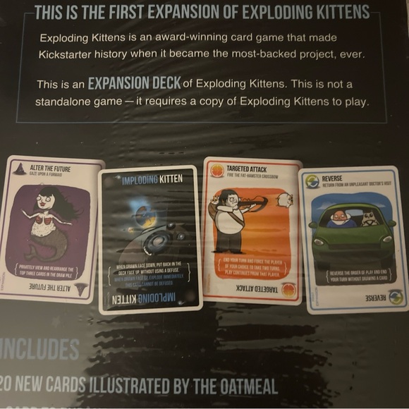 Imploding Kittens Expansion Pack - Black - Picture 3 of 5